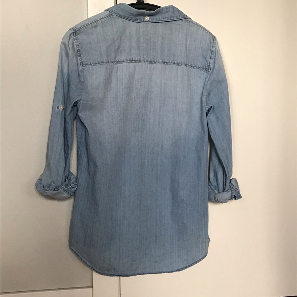 J.Crew Keeper Chambray Button Down Top - image 5